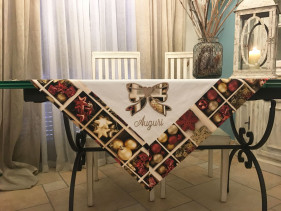 Centrotavola natalizio Sfere Gold