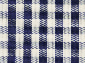 Tovaglia geometria quadri piccoli blu