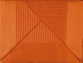 LENZUOLO IN RASO DI PURO COTONE ARANCIO