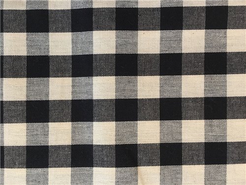 Tovaglia geometria quadro grande nero