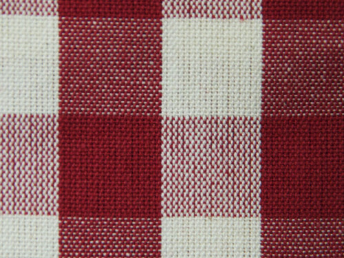 Tovaglia geometria quadro grande rosso