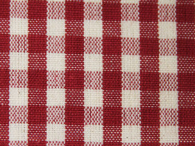 Tovaglia geometria quadro piccolo rosso