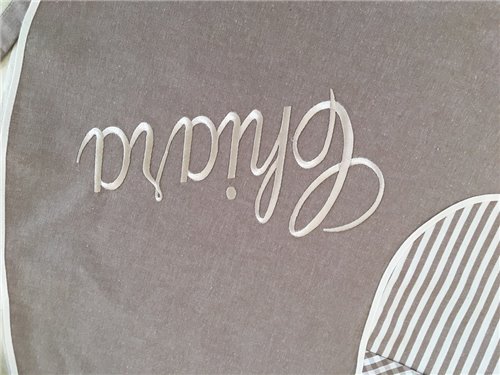 COPRI-ABITO CON RICAMO PERSONALIZZATO