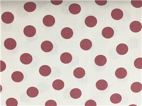 Tovagliolo fantasia pois rosso