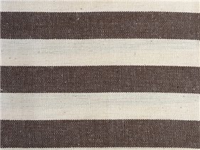 Tovaglia geometria riga grande marrone