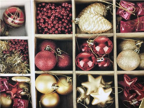 TOVAGLIA DECORAZIONI DI NATALE DIGITALE