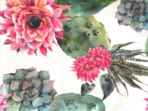 Tovaglia dama con bordo estate var 1