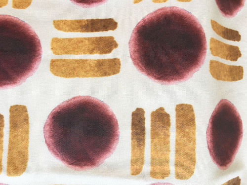 Tovaglia dama con bordo geometrico