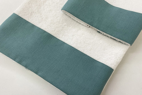 ASCIUGAMANO BALZA LINO ACQUAMARINA