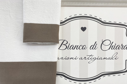 ASCIUGAMANO BALZA LINO TABACCO