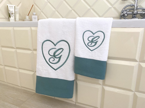 ASCIUGAMANO BALZA LINO GRIGIO CHIARO