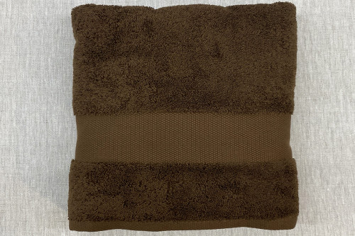 ASCIUGAMANO SPUGNA RICAMATO CACAO