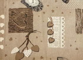 Tovaglia Effetto Lino Tirolo Beige