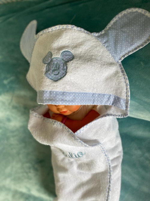 ASCIUGAMANO CONIGLIETTO TOPOLINO/MINNIE