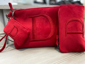 TRIS rosso con iniziale...