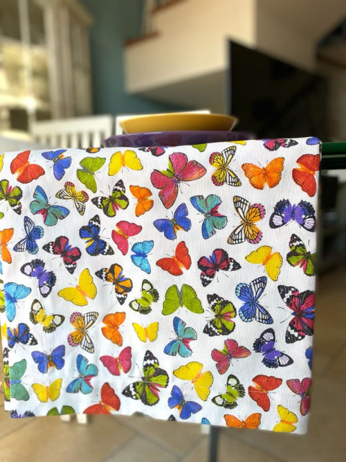 TOVAGLIA FANTASIA Farfalle multi-color