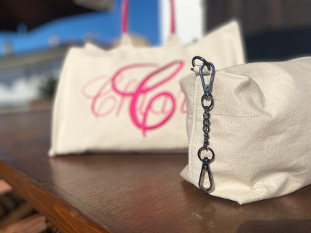 Borsa Canvas reversibile