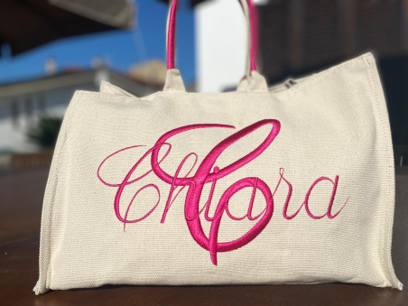 Borsa Canvas reversibile