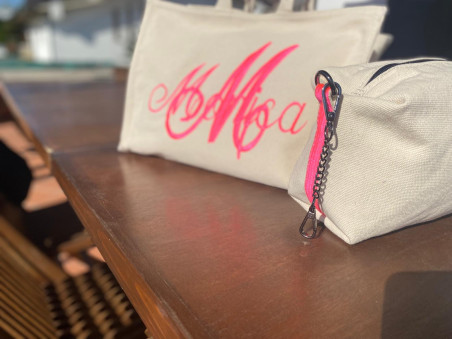 Borsa Canvas reversibile