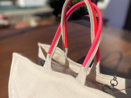 Borsa Canvas reversibile