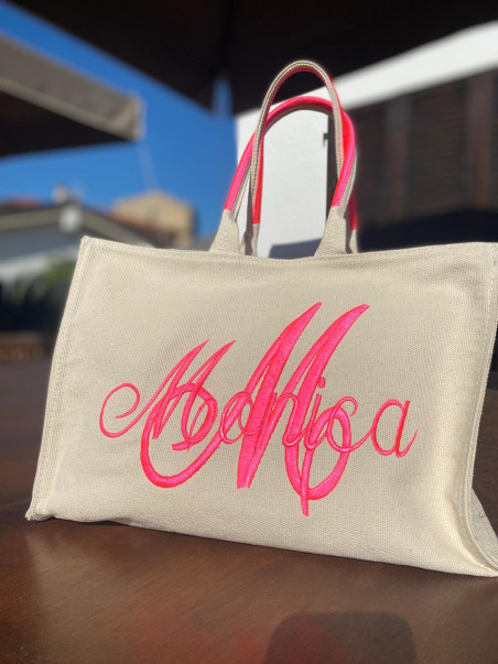 Borsa Canvas reversibile