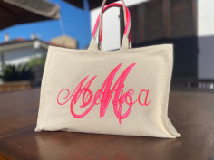 Borsa Canvas reversibile