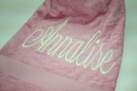 Telo bagno con NOME RICAMATO