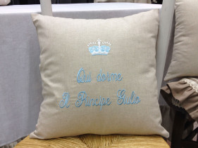 Cuscino Qui Dorme il Principe
