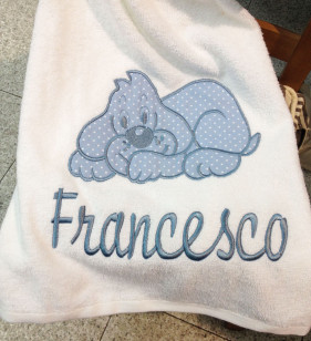 Set Asciugamano Cagnolino